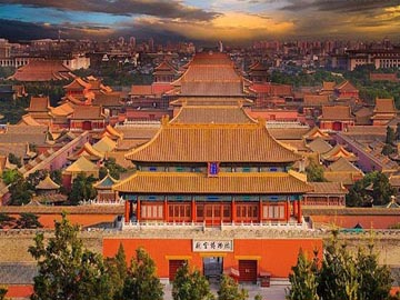 Panorama of the Forbidden City 